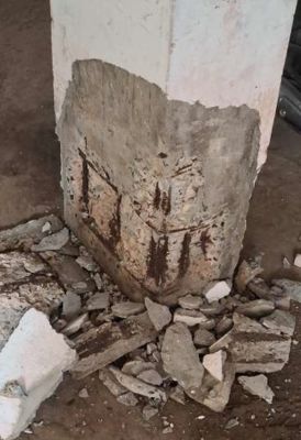 Column dmaged